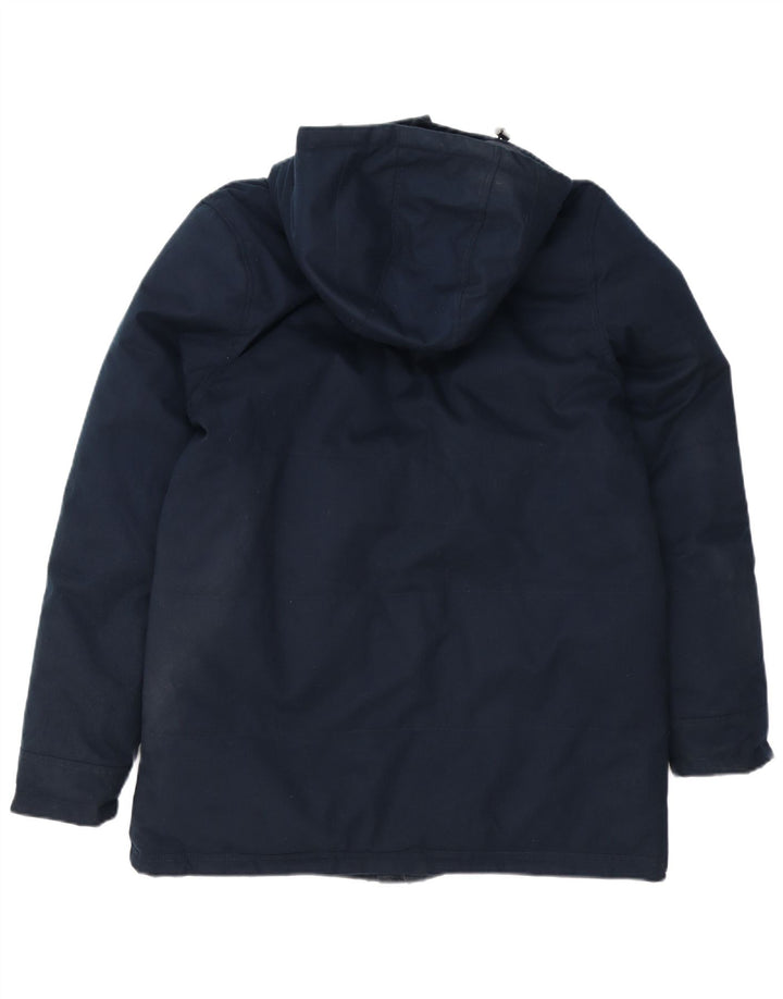 Crew Clothing Мужская утепленная куртка с капюшоном UK 36, маленький темно-синий полиэстер
