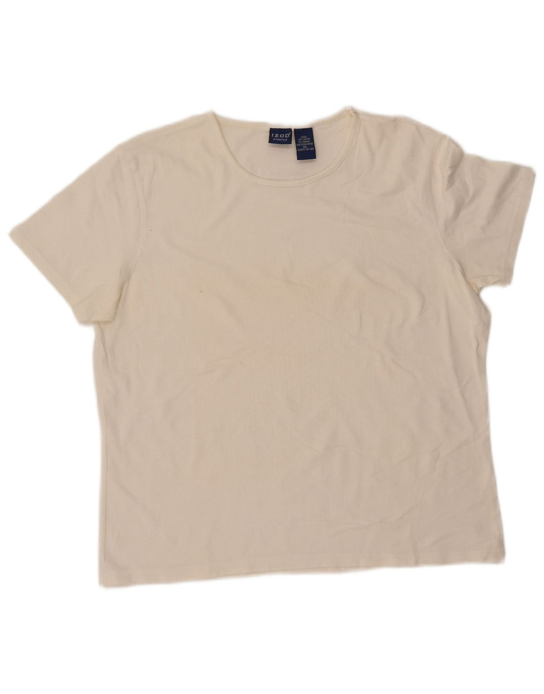 IZOD Женская футболка Top UK 18 XL Белый хлопок