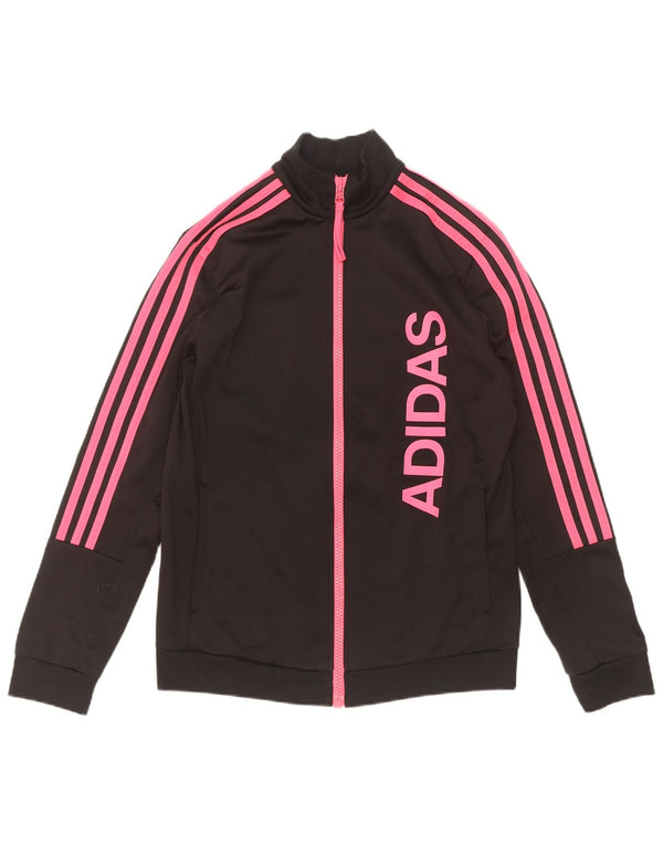 Женский спортивный костюм Adidas с графическим рисунком UK 12/14, средний черный, полиэстер