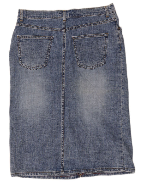 Женская джинсовая юбка Oasis UK 12 Medium W30 Синяя