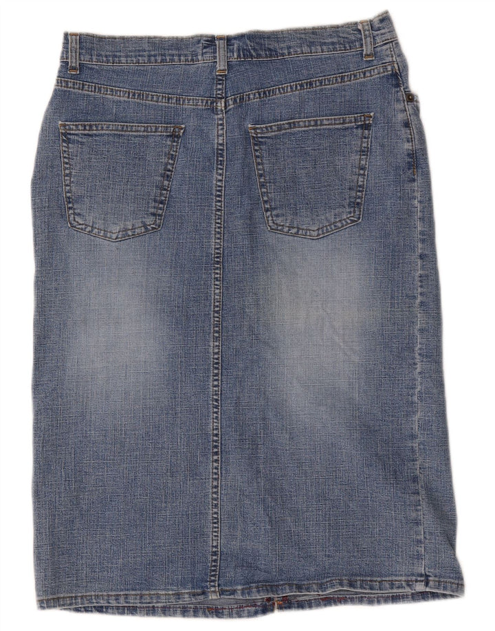 Женская джинсовая юбка Oasis UK 12 Medium W30 Синяя