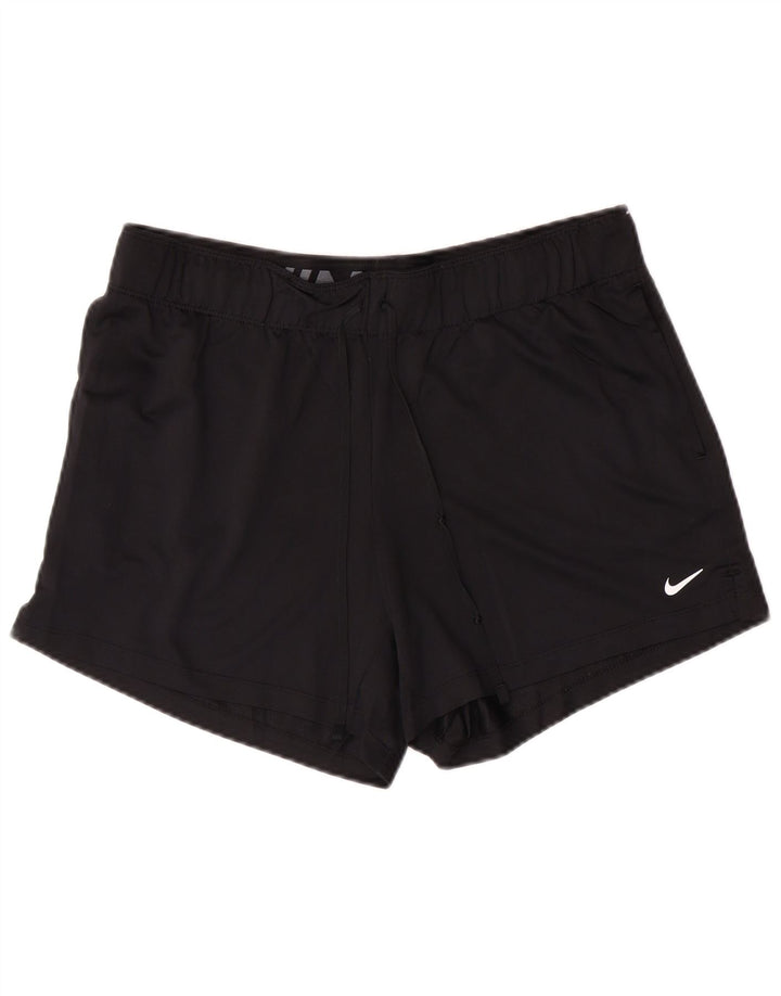 Женские спортивные шорты NIKE Dri Fit UK 14, средний черный полиэстер