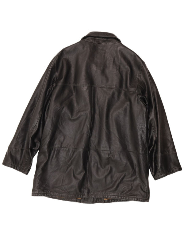 Куртка мужская кожаная Maffei IT 54 2XL черная
