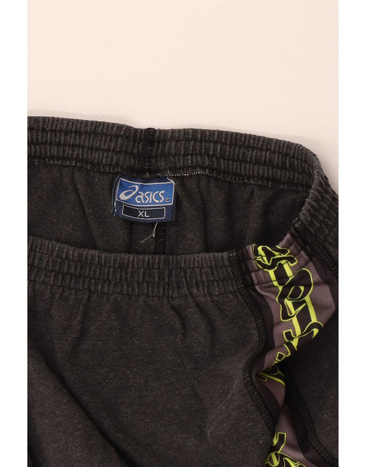 Мужские спортивные шорты с рисунком Asics XL, серые, хлопок