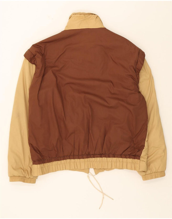 VINTAGE Mens Bomber Jacket UK 42 XL Beige Colourblock Vintage Vintage and Second-Hand Vintage from Messina Hembry 