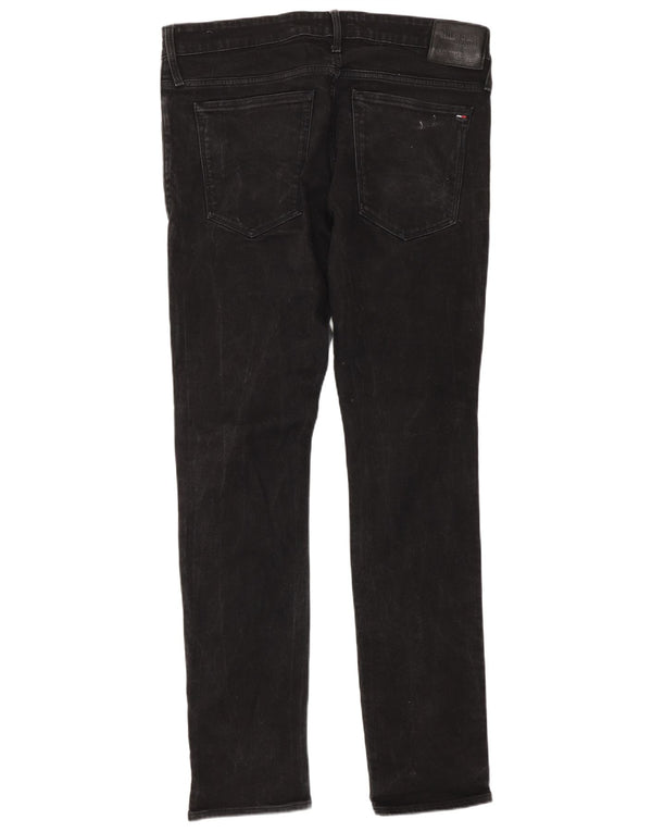 Tommy Hilfiger Mens Slim Jeans W36 L34 Grey Cotton
