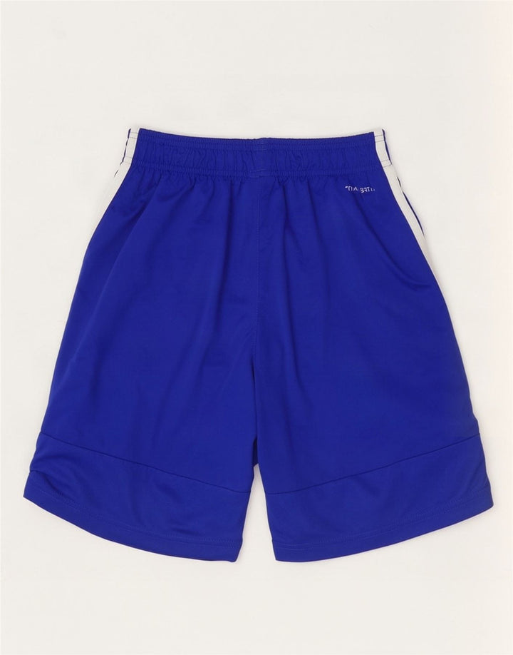 Мужские спортивные шорты Adidas Climalite, маленький синий полиэстер