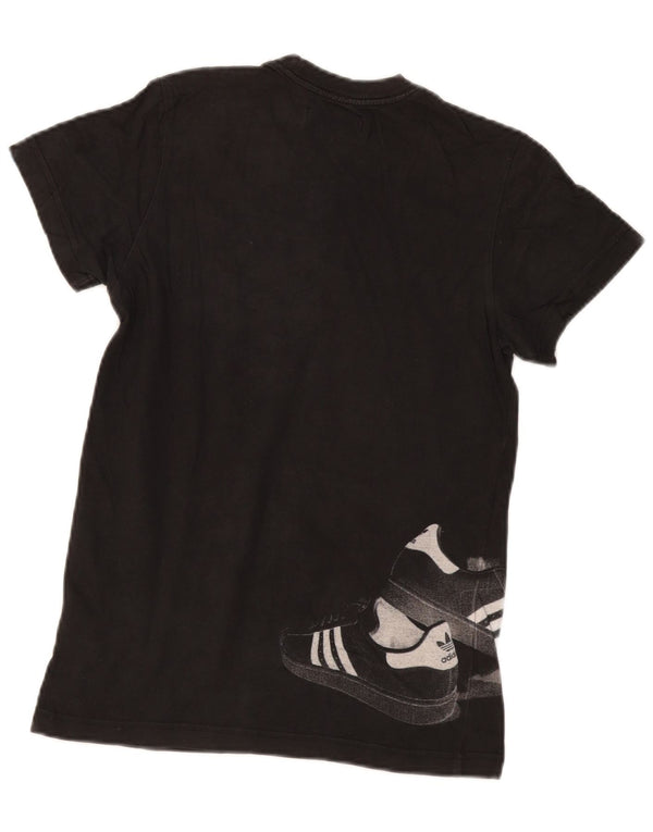 Мужская футболка с рисунком Adidas Top XS, черный хлопок