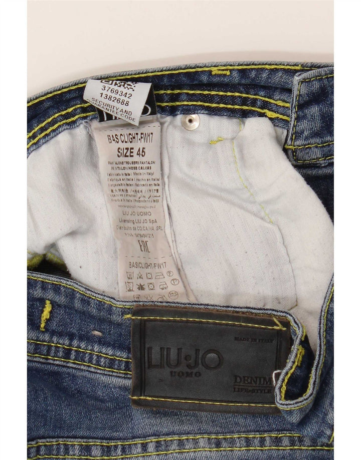 Мужские узкие джинсы Liu Jo IT 45 Small W30 L30 Синие, хлопок