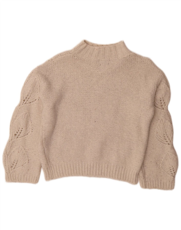 Женский джемпер с высоким воротником Massimo Dutti UK 4 XS Off White