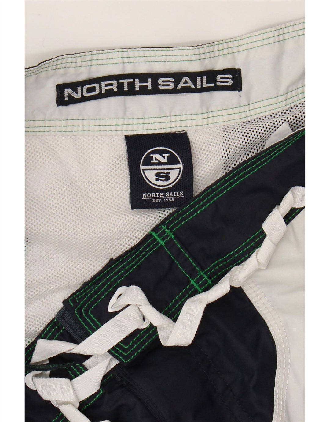 NORTH SAILS Мужские шорты для плавания, средние зеленые цветные блоки