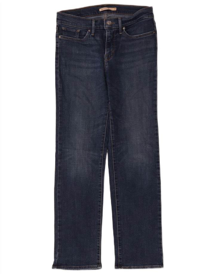 Женские прямые джинсы Levi's 314 W29 L30, синий хлопок