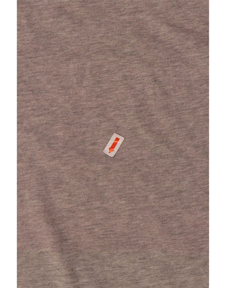 Женская футболка Adidas Top UK 12/14 Средне-серый хлопок