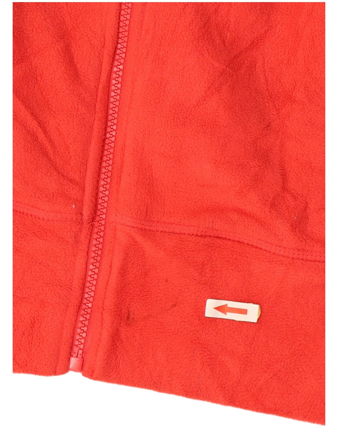 Женская флисовая куртка с графическим рисунком CALVIN KLEIN UK 10, маленький оранжевый полиэстер