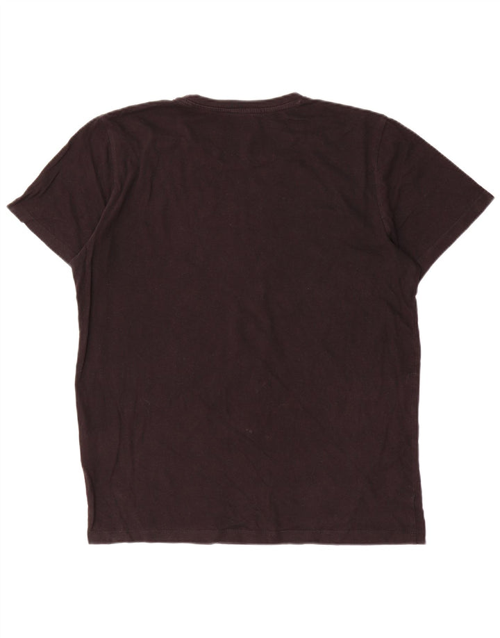 Мужская футболка Jack & Jones из хлопка среднего размера, черная