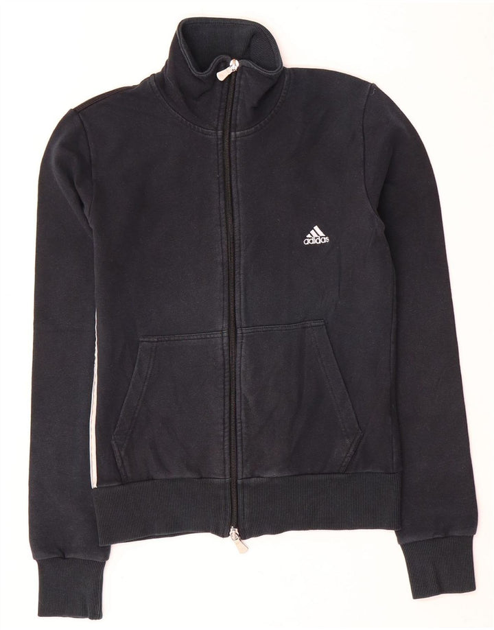 Женский спортивный костюм Adidas Top Jacket UK 10, маленький черный хлопок