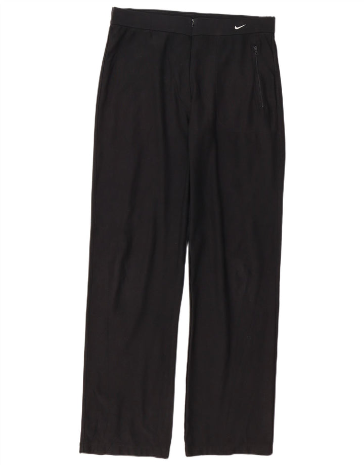 Женские спортивные брюки NIKE Dri Fit, США, 8/10, средний черный полиэстер