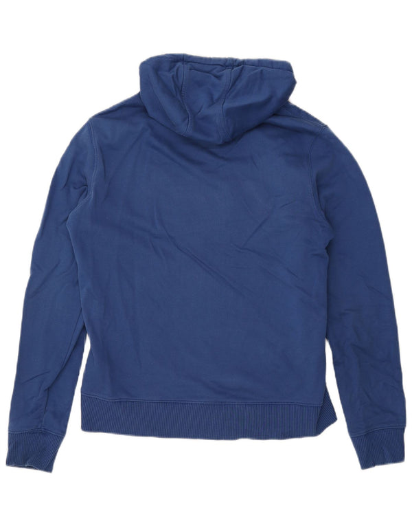 Женский джемпер с капюшоном Tommy Hilfiger UK 14, средний синий, хлопок с цветными блоками