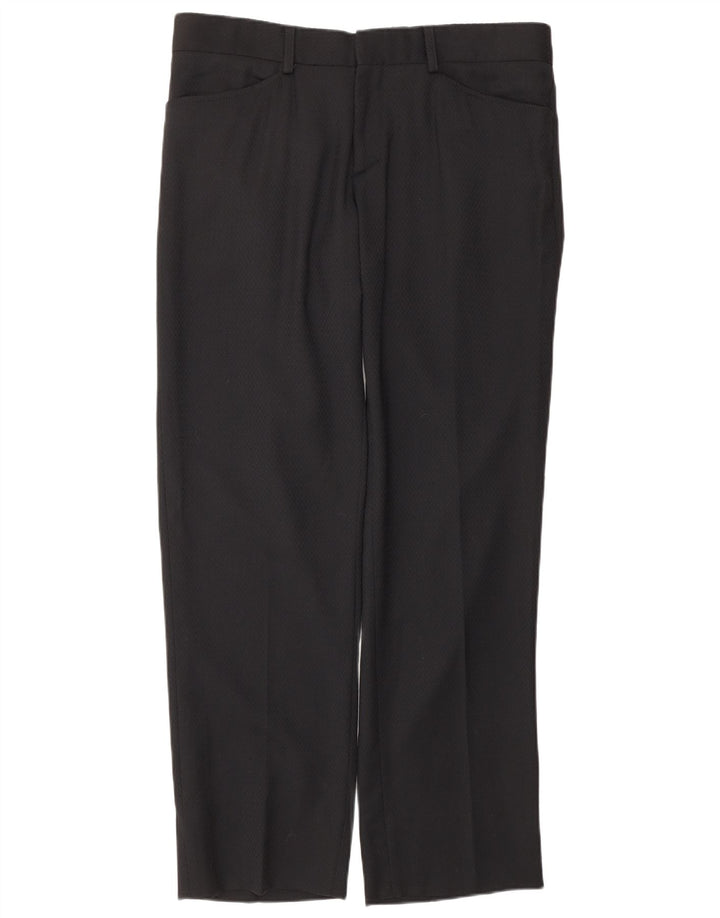 Мужской костюм-двойка DOLCE & GABBANA IT 50, большой W36 L31, черный, новый, шерсть