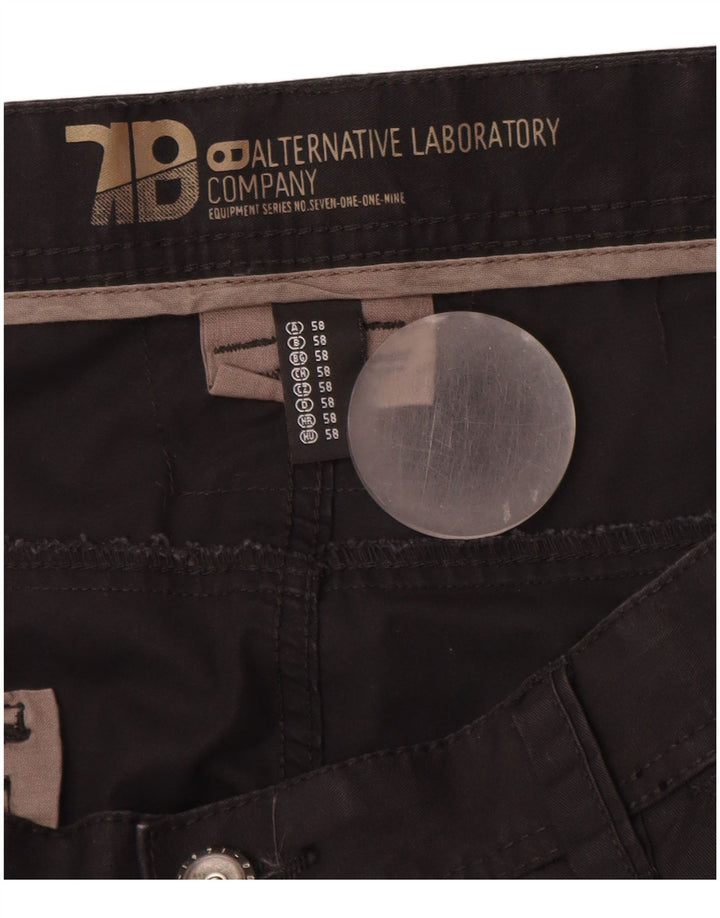 Мужские шорты-бермуды ANGELO LITRICO EU 58 4XL W42, черный хлопок