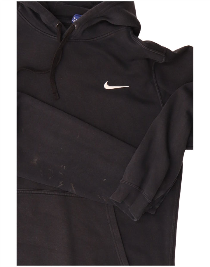 Мужской джемпер с капюшоном Nike, средний черный, хлопок