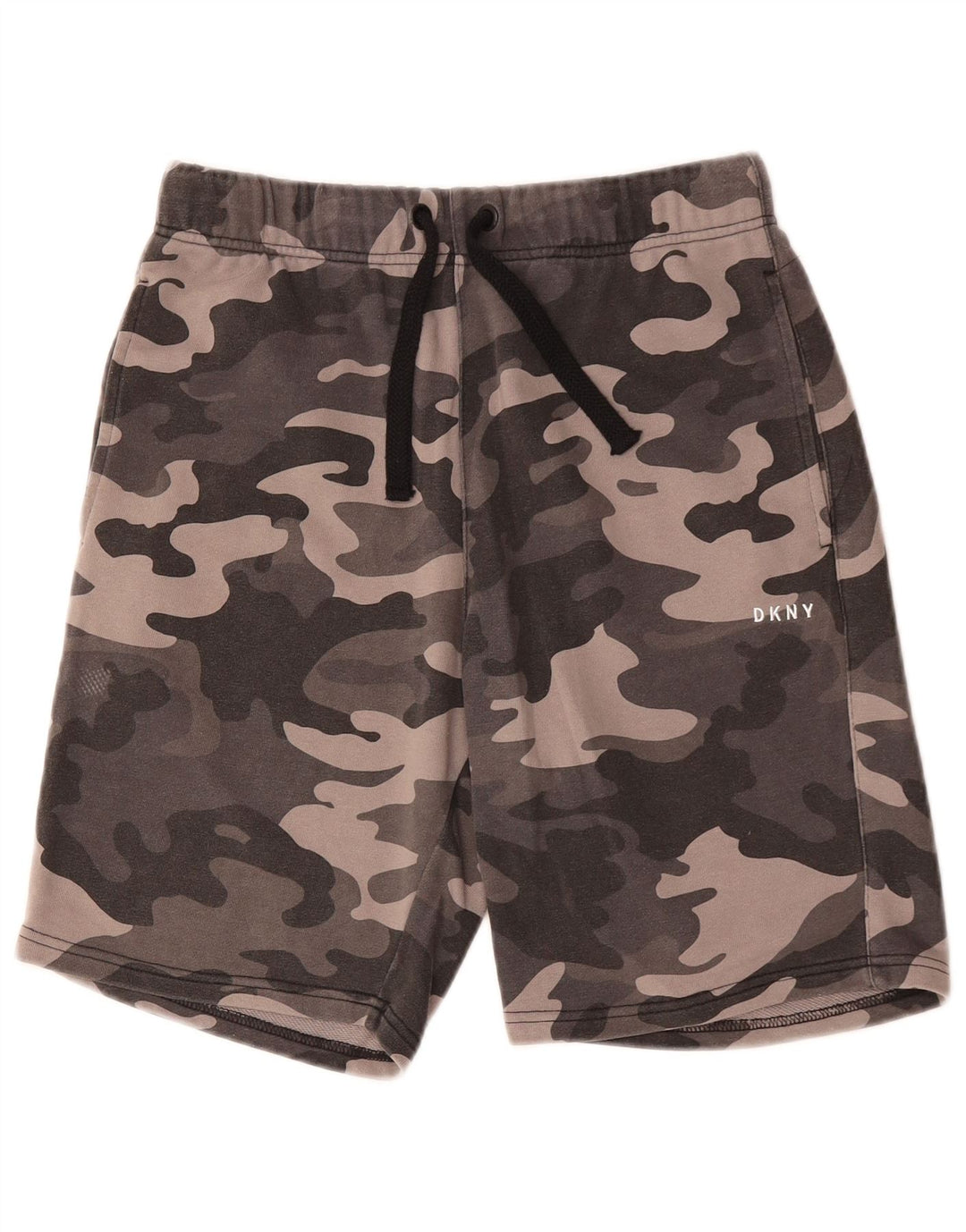 Мужские спортивные шорты DKNY, маленькие, серые, камуфляжные