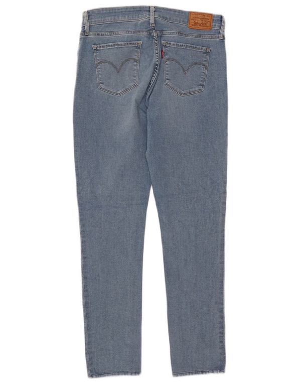 Женские джинсы скинни Levi's 711 W28 L28 синие, хлопок