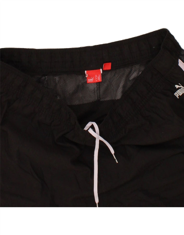 PUMA Mens Graphic Sport Shorts XL  Black Colourblock Polyester Vintage Puma and Second-Hand Puma from Messina Hembry 