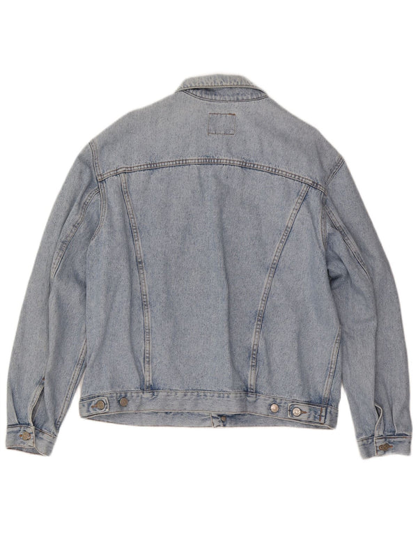 RIFLE Mens Denim Jacket UK 40 Large Blue