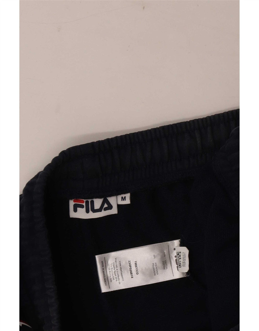 Fila Мужские спортивные шорты с рисунком, средний темно-синий хлопок