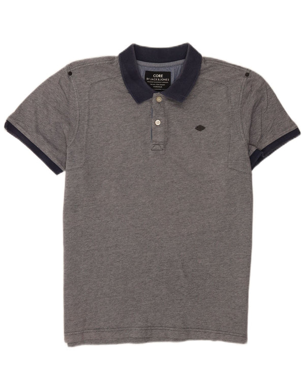 Мужская рубашка поло Jack & Jones XL, синяя, хлопок