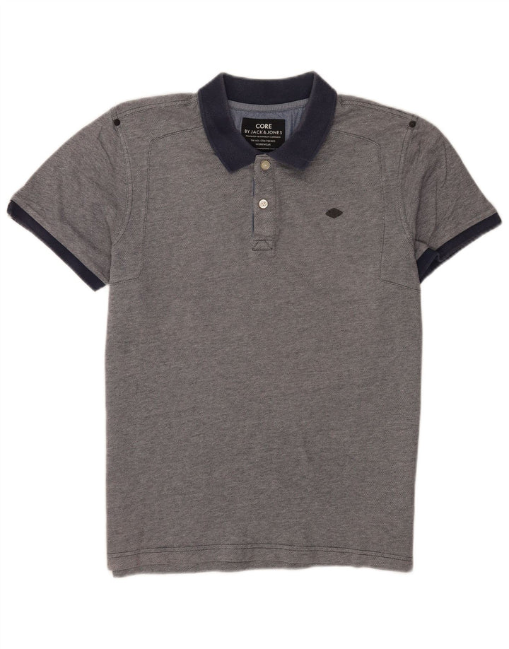 Мужская рубашка поло Jack & Jones XL, синяя, хлопок