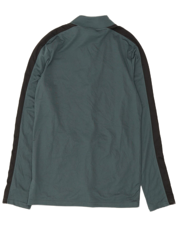 Мужская верхняя куртка Nike Dri Fit Slim Tracksuit UK 10, маленькая зеленая с цветными блоками