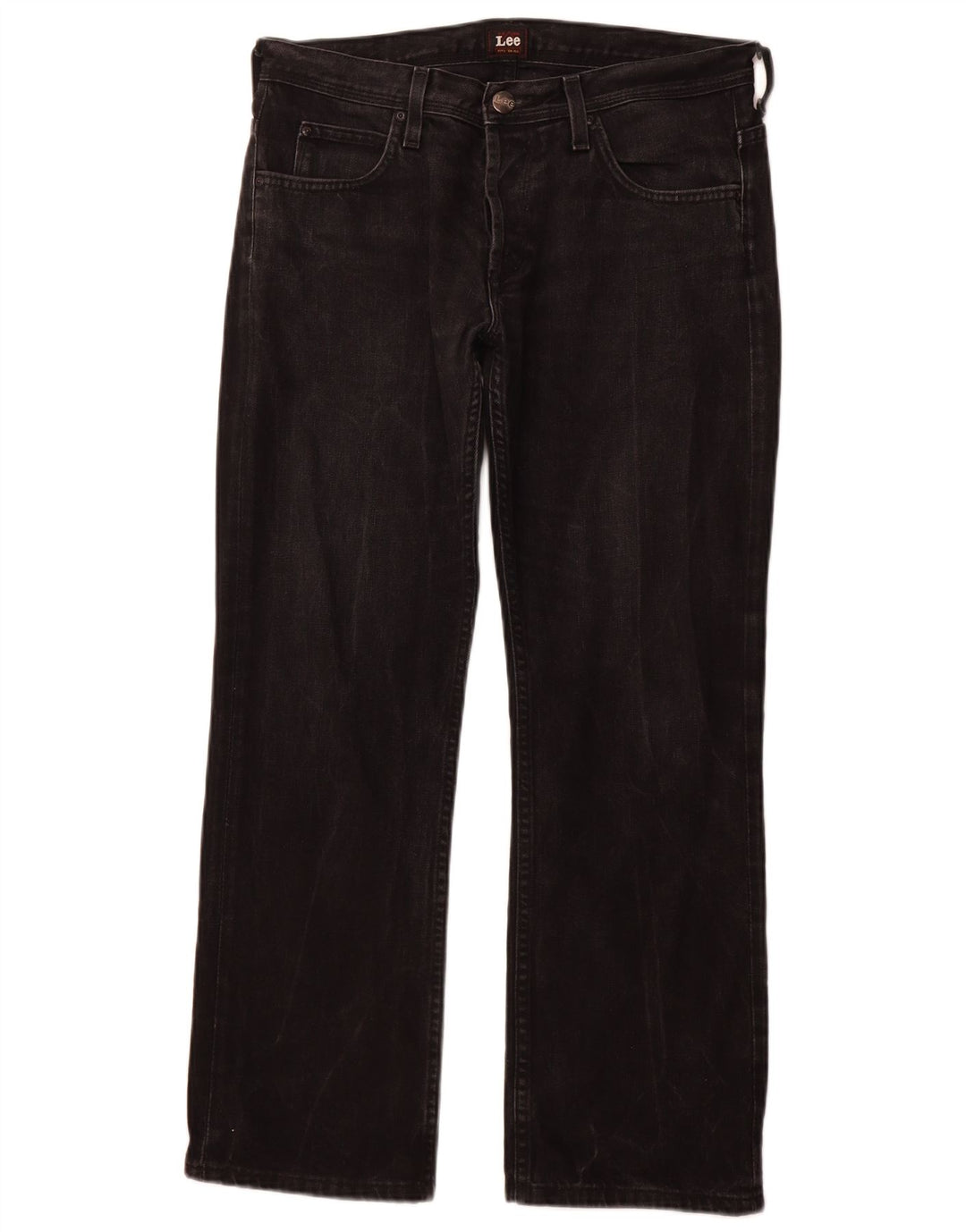 Мужские прямые джинсы LEE Knox W33 L28, черный хлопок