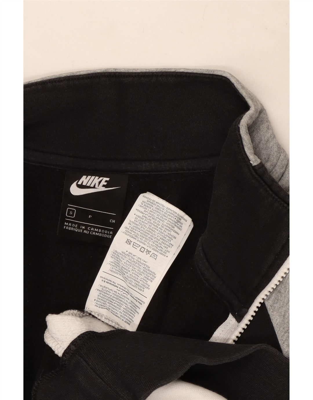 Мужской спортивный костюм Nike, маленькая хлопковая разноцветная куртка с цветными блоками