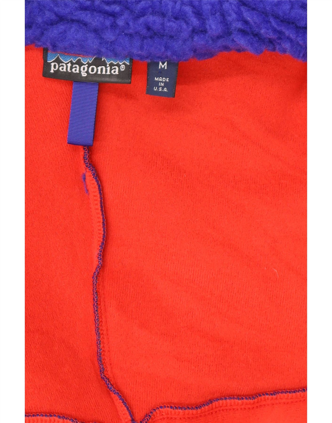 Мужская флисовая куртка Patagonia UK 38, средний синий полиэстер