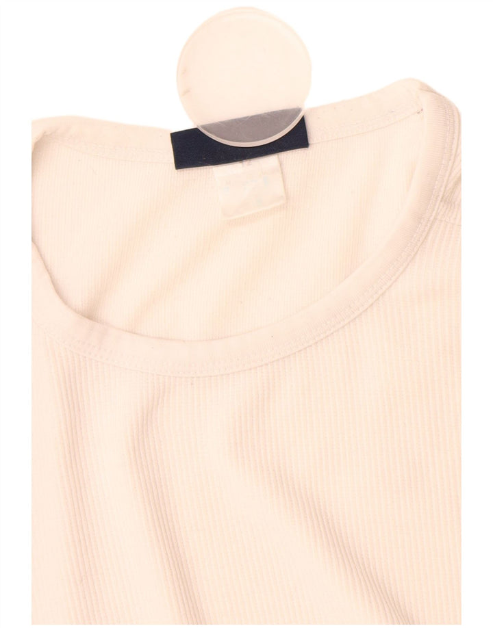 Женская футболка Reebok Top UK 12 Medium White Polyester