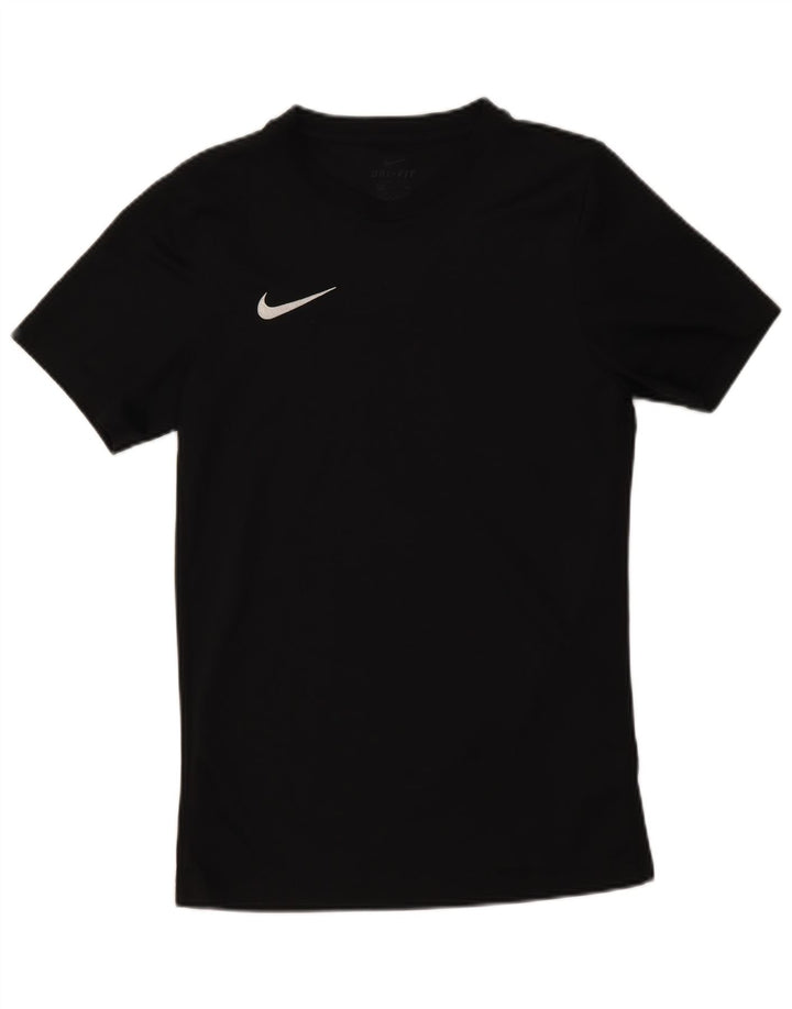 Мужская футболка Nike Dri Fit, маленький черный полиэстер
