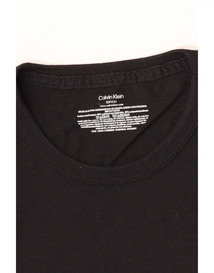 Мужская футболка Calvin Klein Regular с коротким рукавом, маленький черный хлопок