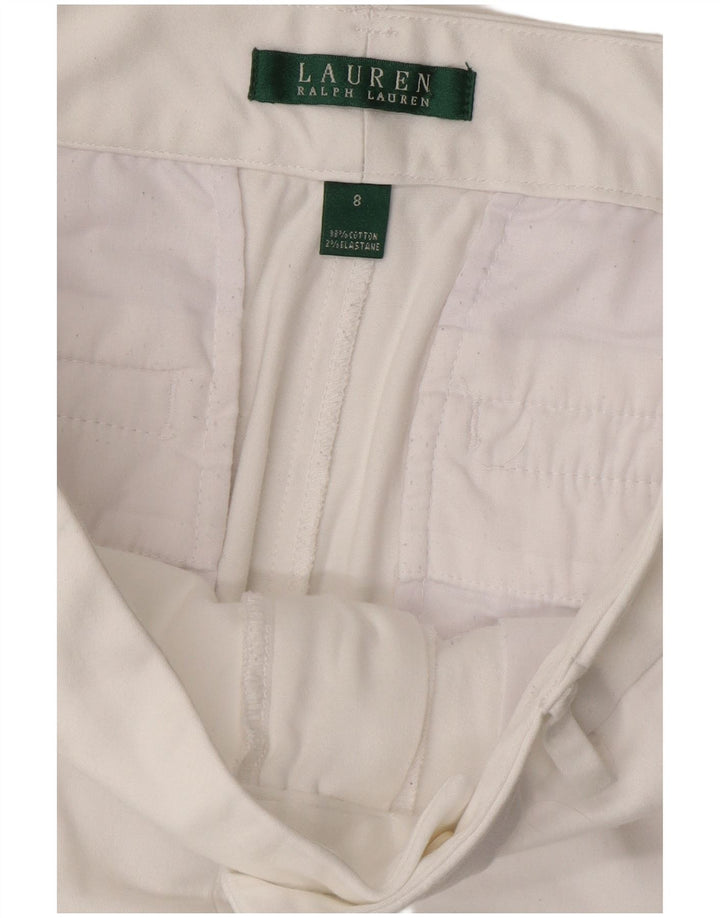 Женские шорты чинос Ralph Lauren US 8 Medium W32 Белый хлопок