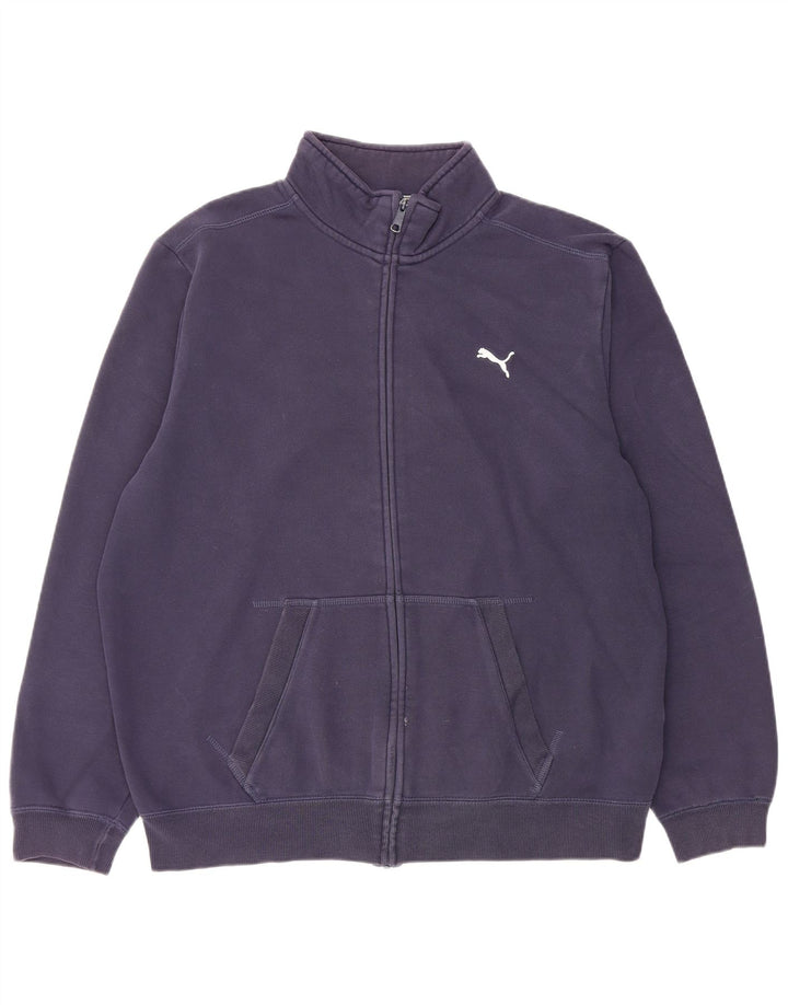 Мужской спортивный костюм Puma, верхняя куртка XL, темно-синий, хлопок