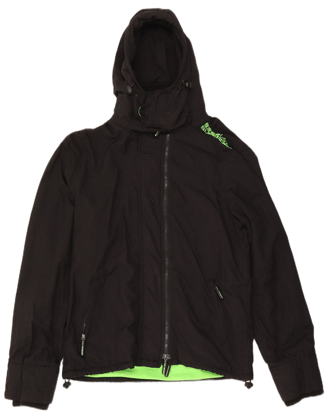 Мужская ветровка Superdry UK 42 XL, черный нейлон
