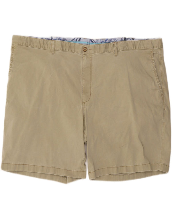 TOMMY BAHAMA Mens Chino Shorts W50 4XL Beige Cotton