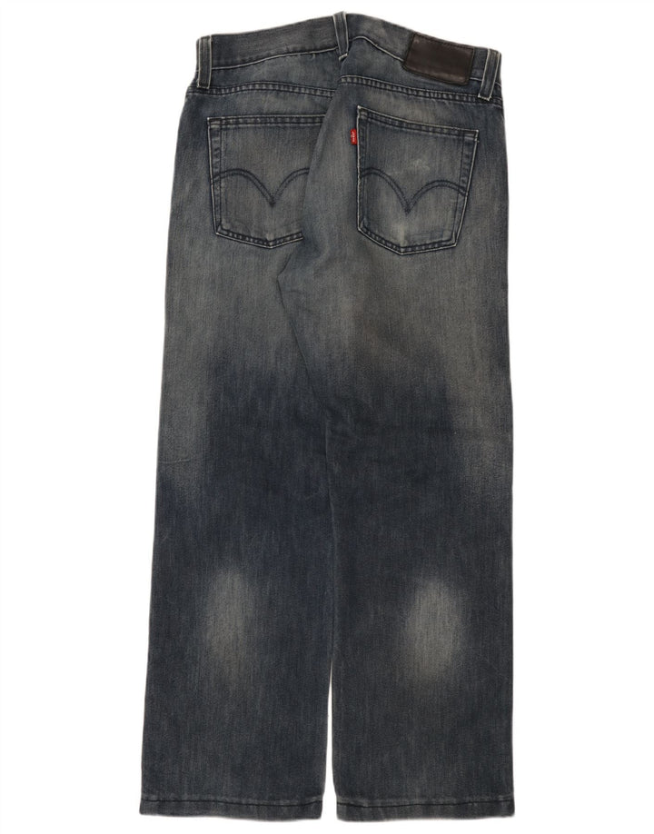 Мужские прямые джинсы Levi's 514 W36 L29 синие, хлопок