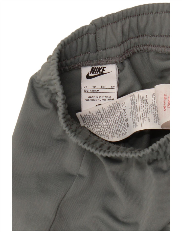 Спортивный костюм Nike для девочек, брюки для бега, 7–8 лет, XS, серый полиэстер