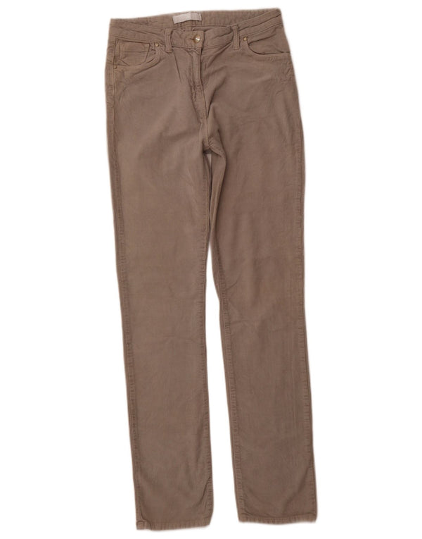 Carrera Женские вельветовые брюки узкого кроя W29 L31 Серый хлопок