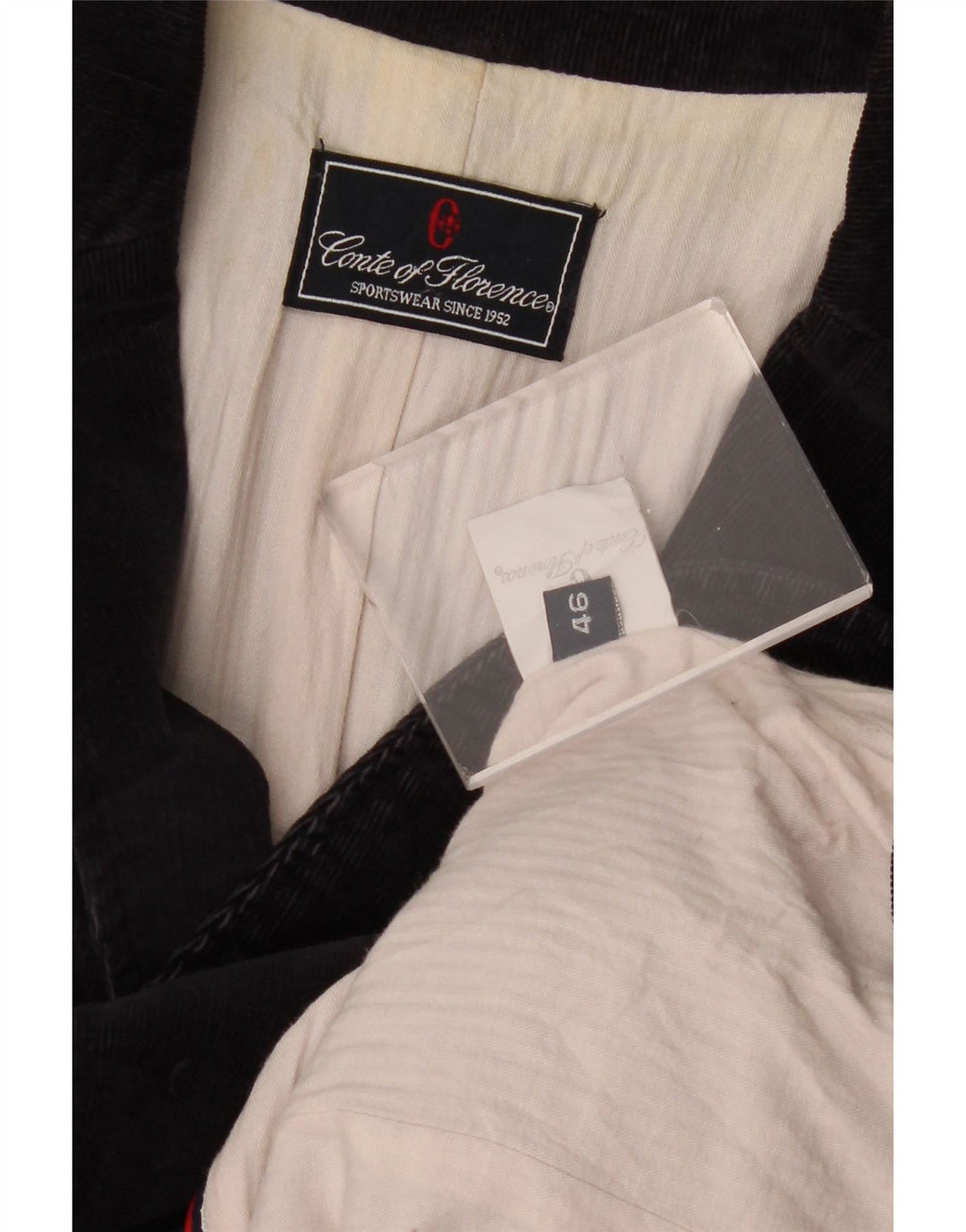 CONTE OF FLORENCE Женский пиджак на 2 пуговицах IT 46 Большой Темно-Синий