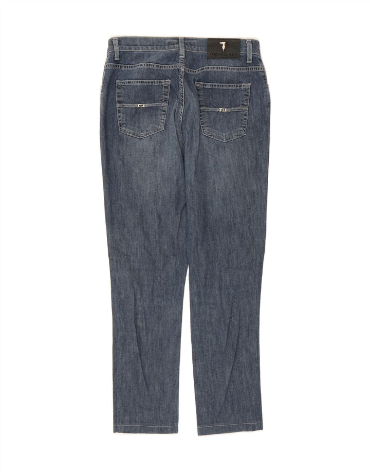 TRUSSARDI Womens Slim Jeans W29 L27 Blue Cotton Vintage Trussardi and Second-Hand Trussardi from Messina Hembry 