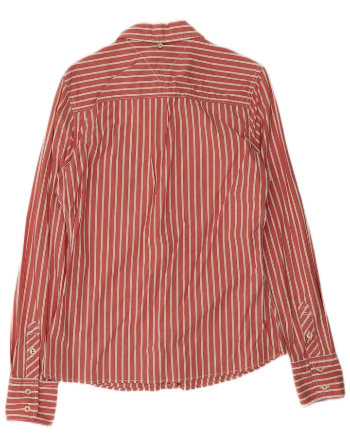Мужская рубашка Tommy Hilfiger из хлопка в большую красную полоску