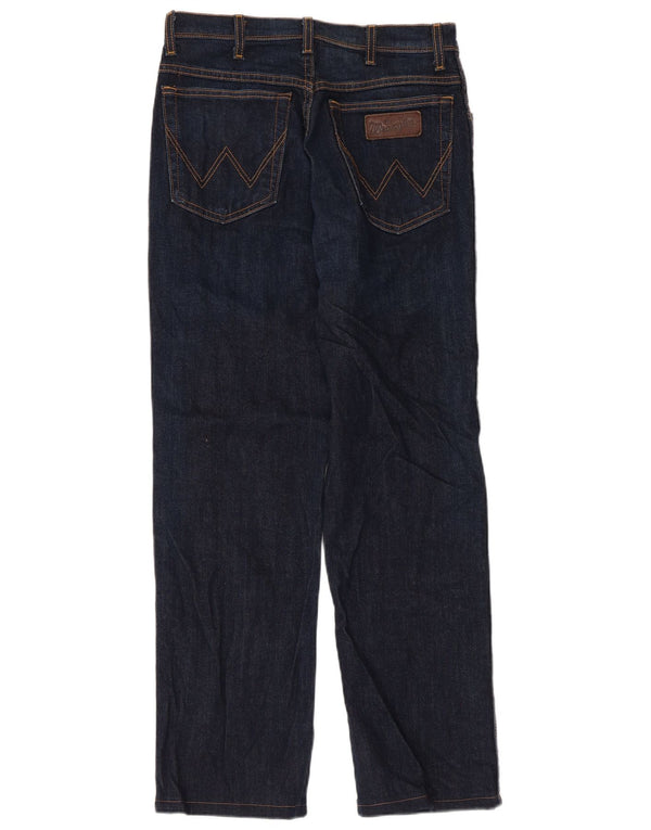 Мужские прямые джинсы Wrangler Texas Stretch W30 L30, темно-синий хлопок